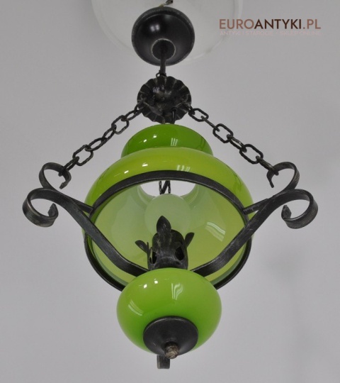 ZIELONA LAMPKA LAMPA DO GANKU HOLU KUCHNI LAZIENKI