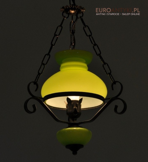 ZIELONA LAMPKA LAMPA DO GANKU HOLU KUCHNI LAZIENKI