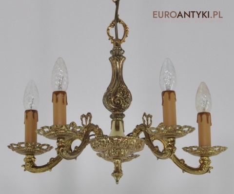 ZLOTY MALY ZYRANDOL DO GANKA HOLU LAZIENKI ANTYK x