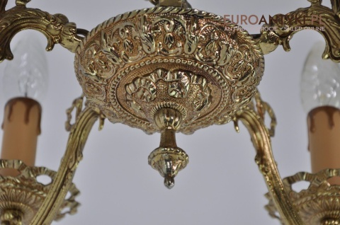 ZLOTY MALY ZYRANDOL DO GANKA HOLU LAZIENKI ANTYK x