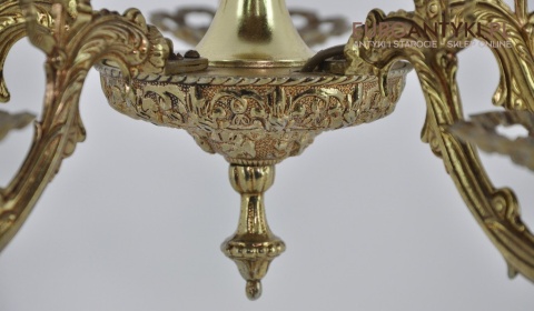 ZLOTY MALY ZYRANDOL DO GANKA HOLU LAZIENKI ANTYK x