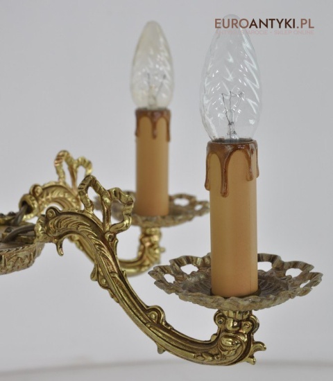 ZLOTY MALY ZYRANDOL DO GANKA HOLU LAZIENKI ANTYK x