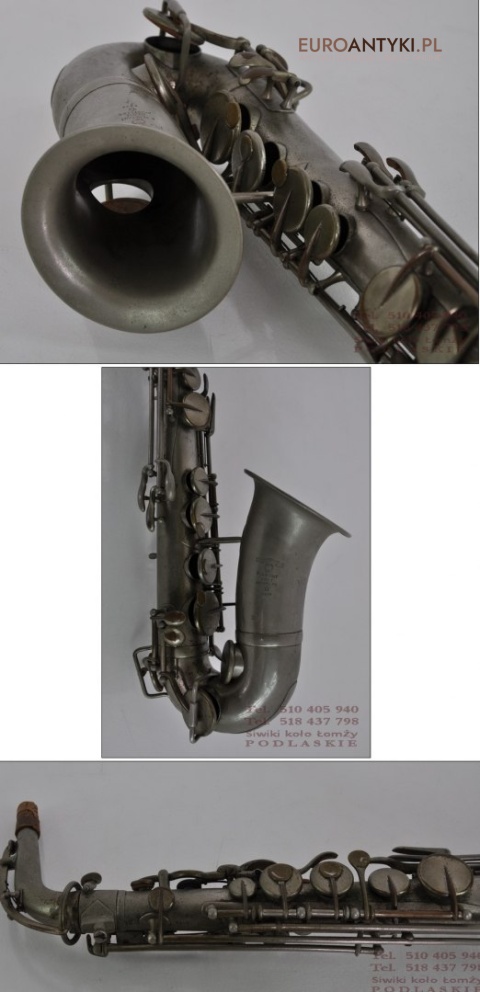 ANTYK p.senecaut bruxelles SAKSOFON BREVETE SAX x