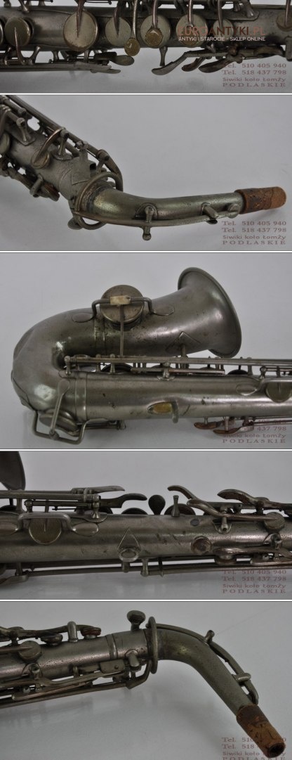 ANTYK p.senecaut bruxelles SAKSOFON BREVETE SAX x