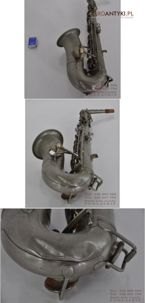 ANTYK p.senecaut bruxelles SAKSOFON BREVETE SAX x