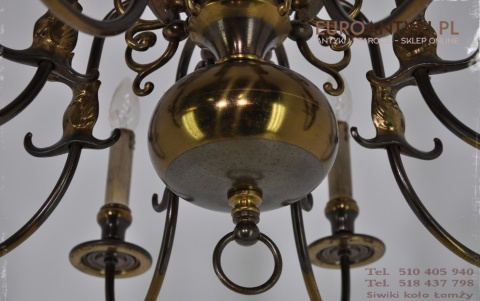 DUZY STARY BRAZOWY PAJAK XXL ZYRANDOL x