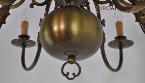 DUZY STARY ZYRANDOL LAMPA SUFITOWA PAJAK Z BRAZU x