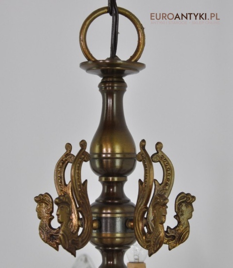 DUZY STARY ZYRANDOL LAMPA SUFITOWA PAJAK Z BRAZU x