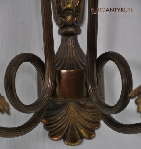 EMPIRE EMPIR STARY PODWOJNY KINKIET LAMPKA x