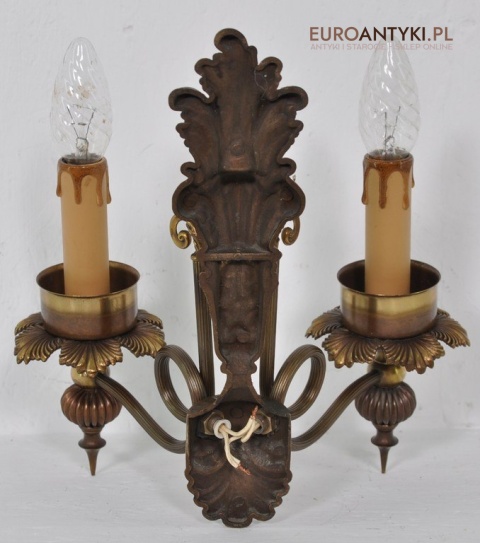 EMPIRE EMPIR STARY PODWOJNY KINKIET LAMPKA x