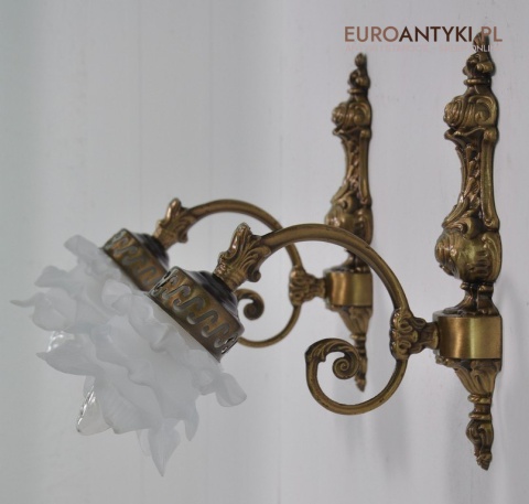 KINKIETY STARE LAMPKI Z KLOSZEM ANTYK LAMPY x