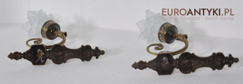 KINKIETY STARE LAMPKI Z KLOSZEM ANTYK LAMPY x