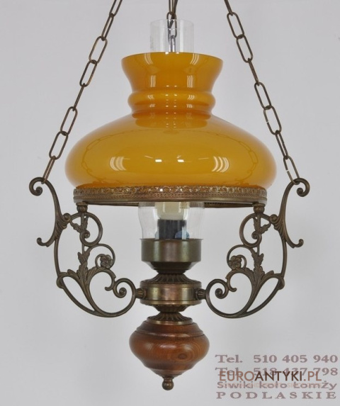 LAMPKA RUSTYKALNA VINTAGE LAMP LAMPA SUFITOWA