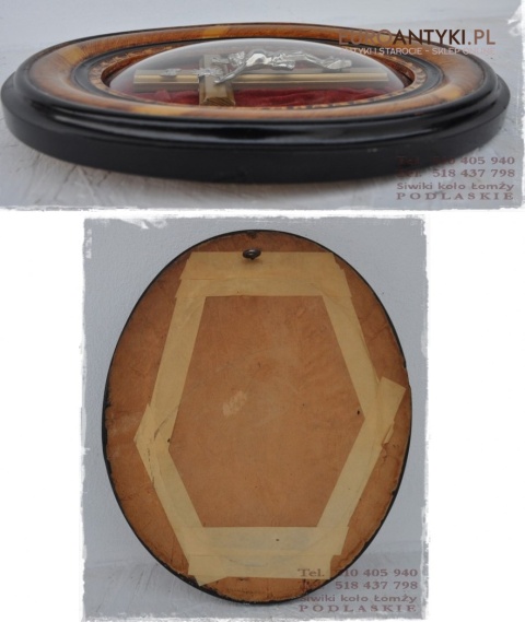 SLICZNY STARY OBRAZ POD SZKLEM JEZUS CHRYSTUS x