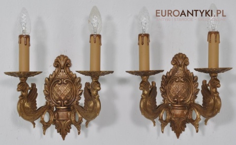 SMOK SMOKI STARE KINKIETY SECESYJNE LAMPKI x