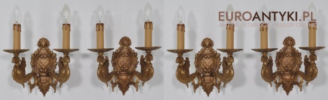 SMOK SMOKI STARE KINKIETY SECESYJNE LAMPKI x