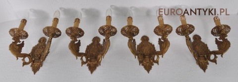 SMOK SMOKI STARE KINKIETY SECESYJNE LAMPKI x