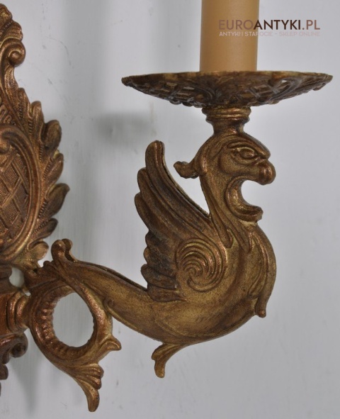 SMOK SMOKI STARE KINKIETY SECESYJNE LAMPKI x