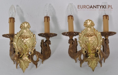 SMOK SMOKI STARE KINKIETY SECESYJNE LAMPKI x