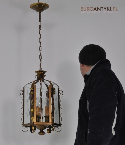 STARA LAMPA DO WIATROLAPU GANKU GANKA HOLU ANTYK x