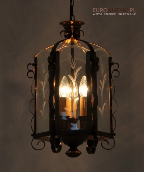 STARA LAMPA DO WIATROLAPU GANKU GANKA HOLU ANTYK x