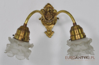 STARA LAMPA LAMPKA ART NOUVEAU JUGENDSTIL ANTYK x