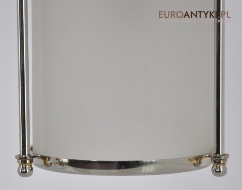 STARA LAMPA LAMPKA ZLOTO SREBRNA SZKLANY WALEC x