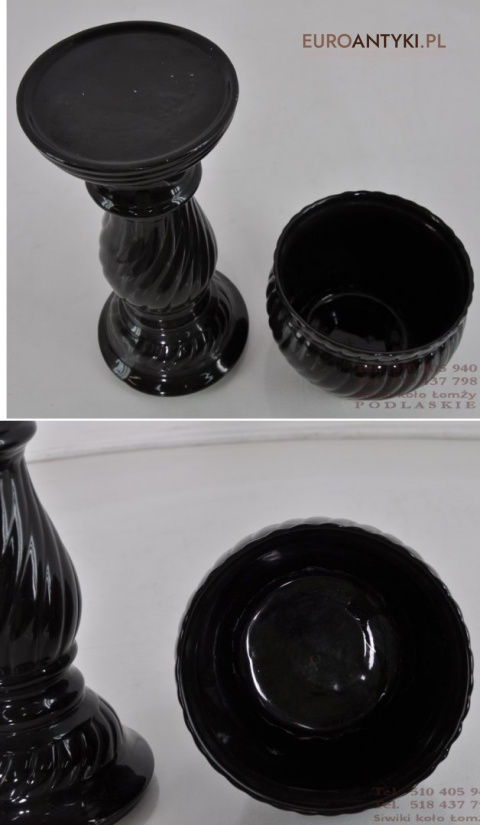 STARY STOJAK NA KWIATY KOLUMNA DONICA CERAMIKA XL