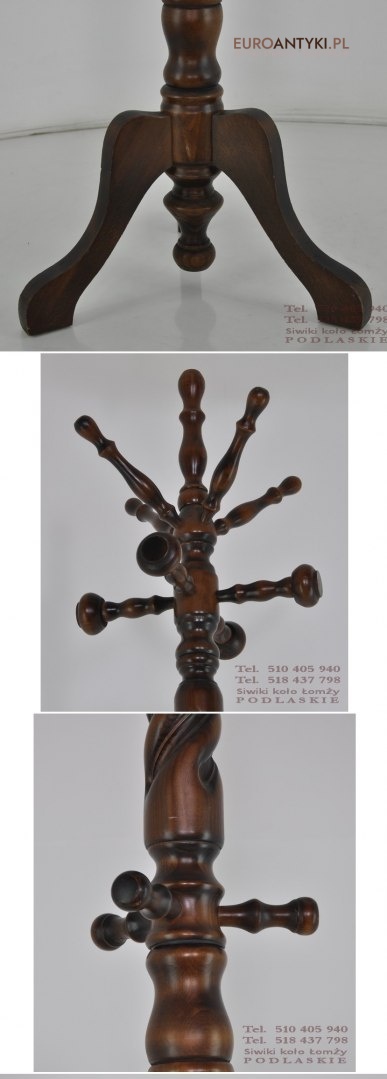 STARY STOJAK NA UBRANIA WIESZAK GARDEROBA. Antyki do domu.