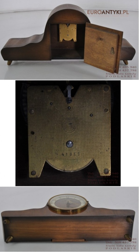 Stary zegar na części PEVANDA babciny zegar kominkowy antyk