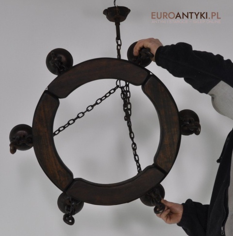 STARY ZYRANDOL LAMPA DO ZAMKU KARCZMY GOSPODY x