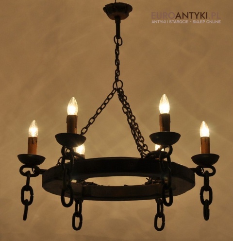 STARY ZYRANDOL LAMPA DO ZAMKU KARCZMY GOSPODY x