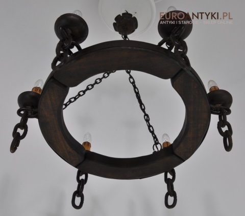 STARY ZYRANDOL LAMPA DO ZAMKU KARCZMY GOSPODY x