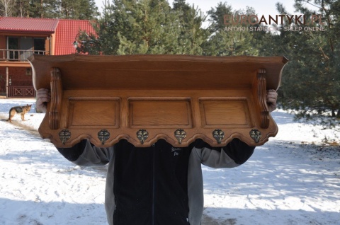 WIESZAKI GARDEROBA WIESZAK Z DREWNA RUSTIC ANTYK x