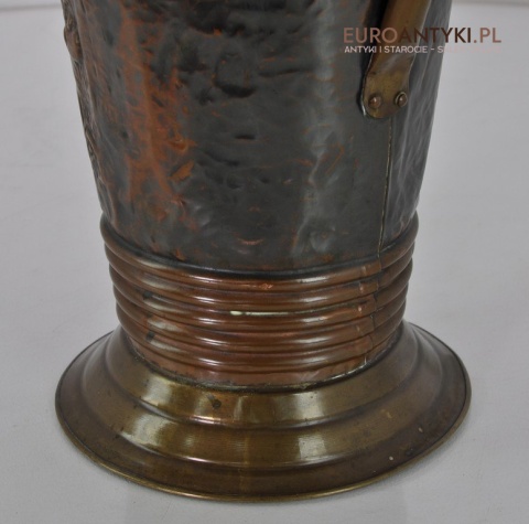 XL STARY POTEZNY DZBAN Z MOSIADZU NACZYNIE ANTYK x