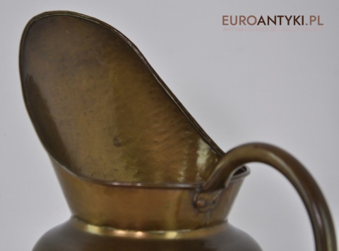 XL STARY POTEZNY DZBAN Z MOSIADZU NACZYNIE ANTYK x