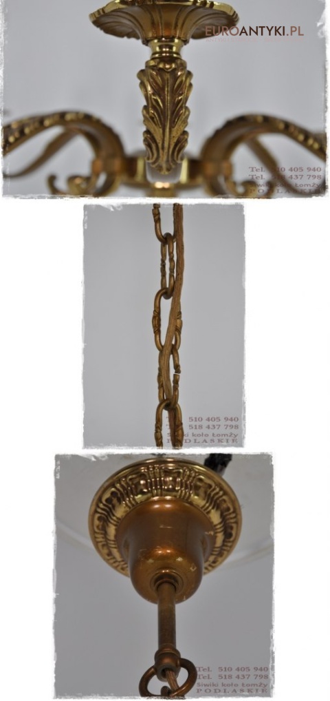ANTYK DUZY ZYRANDOL 80cm srednicy XL EMPIRE EMPIR