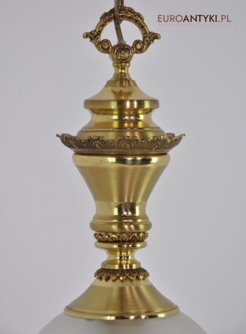 ANTYK STARA ZLOTA LAMPA DO GANKU GANKA HOLU x