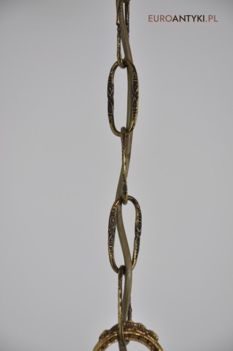 ANTYK STARA ZLOTA LAMPA DO GANKU GANKA HOLU x