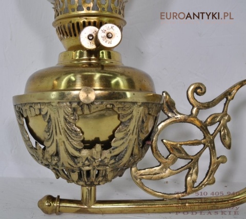 ANTYK STARE KINKIETY LAMPY NAFTOWE NA ELEKTRYCZNE