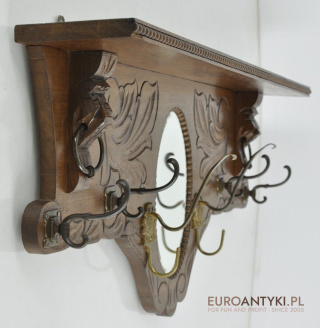 DUZY WIESZAK ART NOUVEAU JUGENDSTIL SECESJA ANTYK