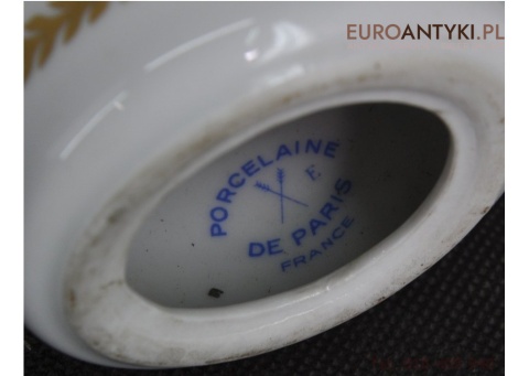 PORCELAIN DE PARIS FRANCE LAMPKA LAMPA KINKIET