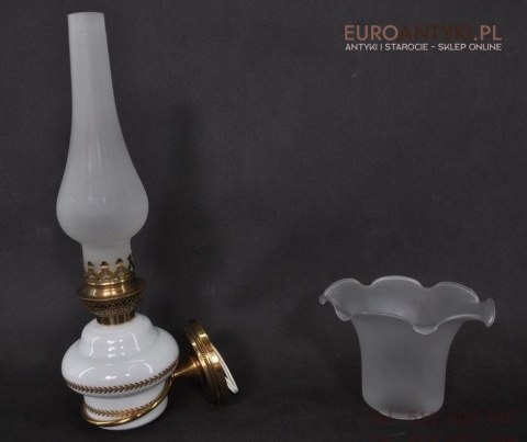 PORCELAIN DE PARIS FRANCE LAMPKA LAMPA KINKIET