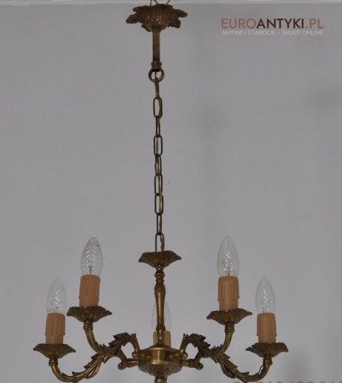 SREDNIEJ WIELKOSCI ZYRANDOL Z BRAZU BAROK ROKOKO