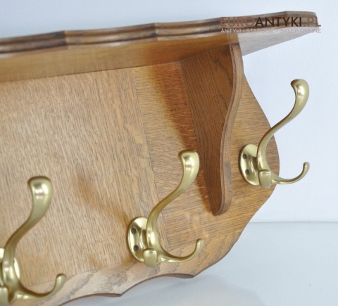 STARA KLASYCZNA GARDEROBA HAKI WIESZAKI ANTYK x