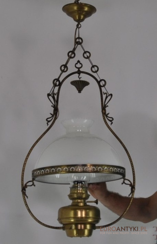 STARA LAMPA ART NOUVEAU JUGENDSTIL SECESJA ANTYK