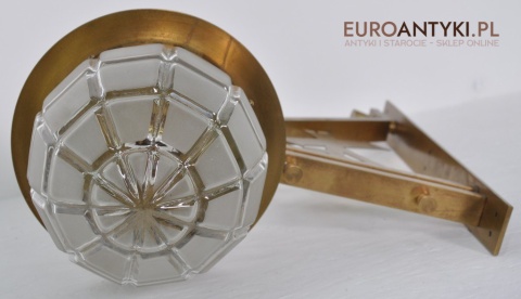 STARA LAMPA KOSCIELA MOSIADZ SZKLANY KLOSZ JEZUS