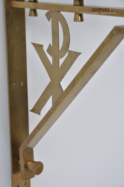 STARA LAMPA KOSCIELA MOSIADZ SZKLANY KLOSZ JEZUS