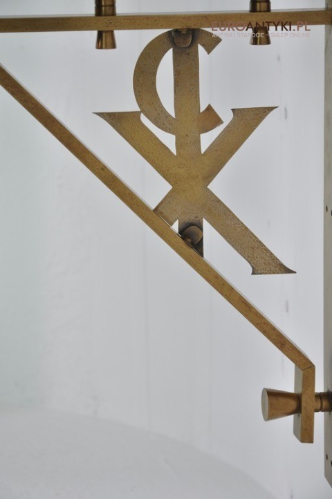 STARA LAMPA KOSCIELA MOSIADZ SZKLANY KLOSZ JEZUS