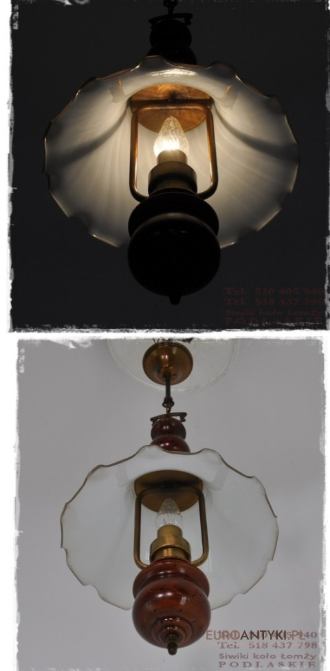 STARA LAMPA LAMPKA RUSTYKALNA DO KUCHNI GANKU HOLU